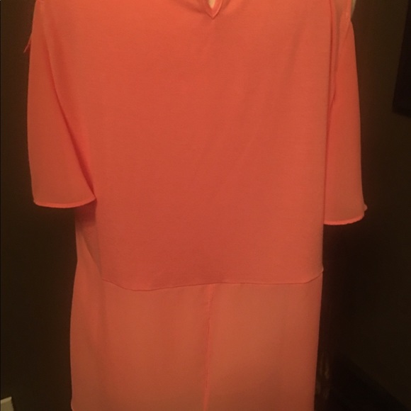 NY Collection Top w/ removable chain necklace EUC - Picture 2 of 4